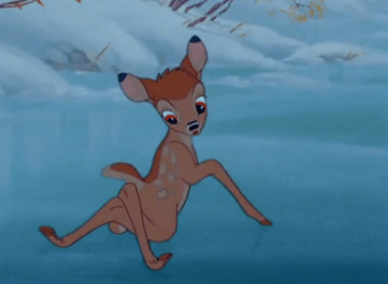 I’m a Real Life Bambi on Ice