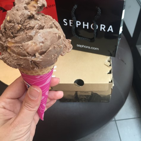 Side note: I also really like all of the free stuff that stores give away: Starbucks, Sephora, Culvers and Baskin Robbins among them.